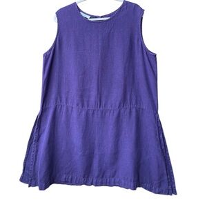 Bryn Walker Purple Sleeveless Tunic XL